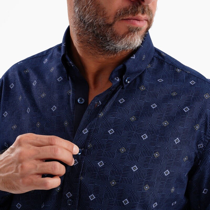 MEKA - Long sleeves - Semi casual regular fit shirt - 0048