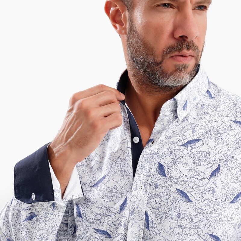 MEKA - Long sleeves - Semi casual regular fit shirt - 0060