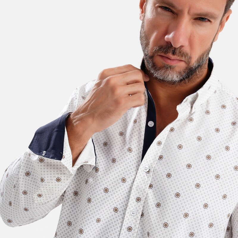 MEKA - Long sleeves - Semi casual regular fit shirt - 0063