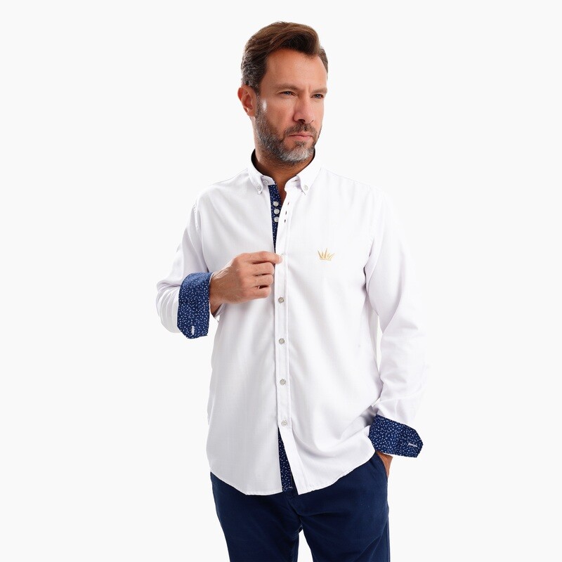MEKA - Long sleeves - Semi casual regular fit shirt - 0057