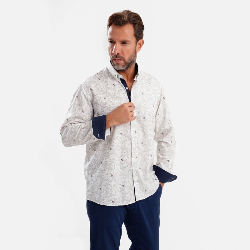 MEKA - Long sleeves - Semi casual regular fit shirt - 0065