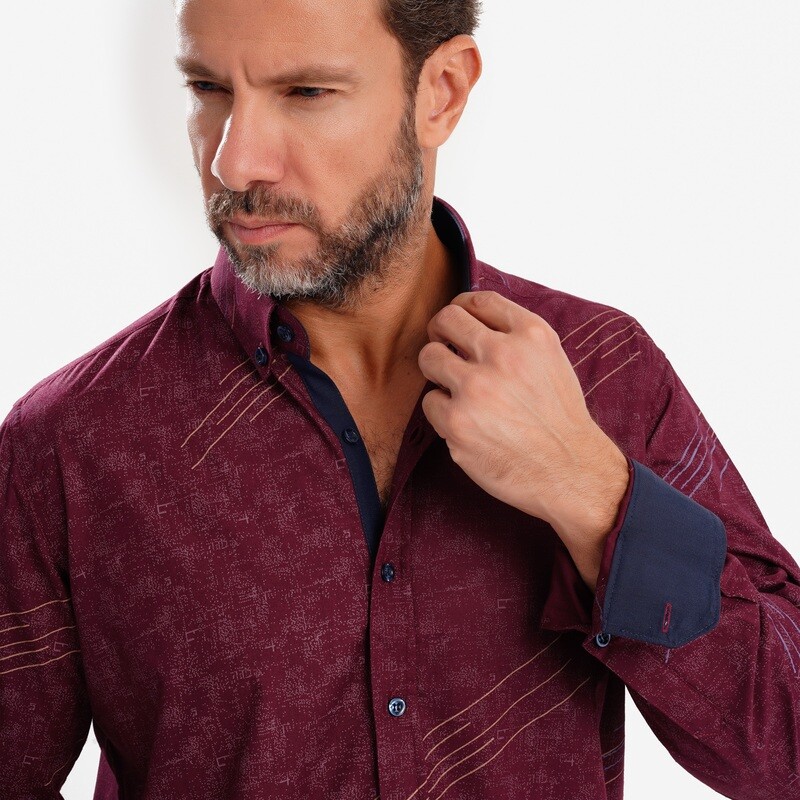 MEKA - Long sleeves - Semi casual regular fit shirt - 0068