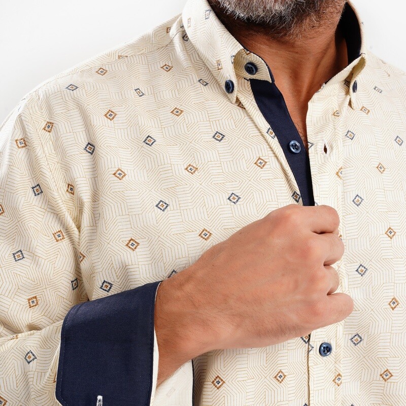 MEKA - Long sleeves - Semi casual regular fit shirt - 0070