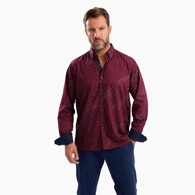 MEKA - Long sleeves - Semi casual regular fit shirt - 0068
