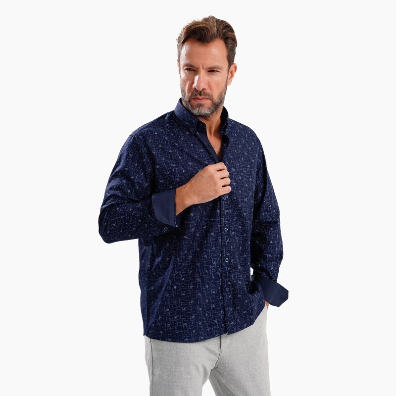 MEKA - Long sleeves - Semi casual regular fit shirt - 0072