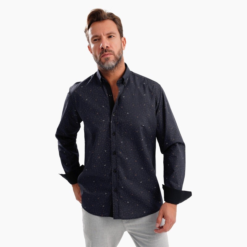 MEKA - Long sleeves - Semi casual regular fit shirt - 0076