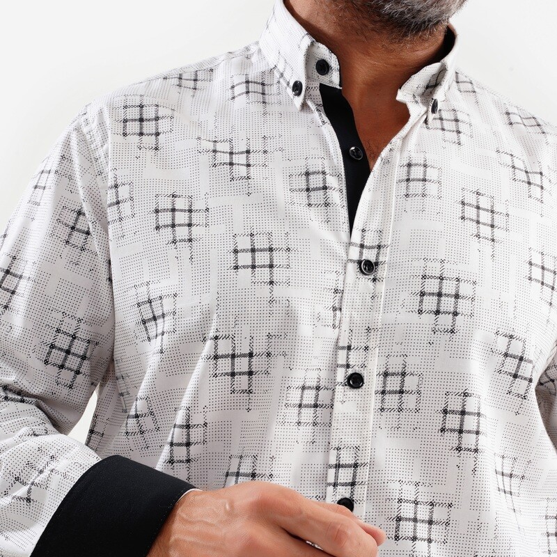 MEKA - Long sleeves - Semi casual regular fit shirt - 0079