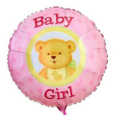 baby girl balloon