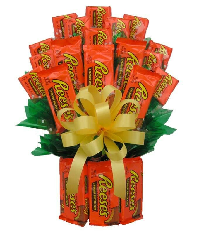 reeses candy bouquet