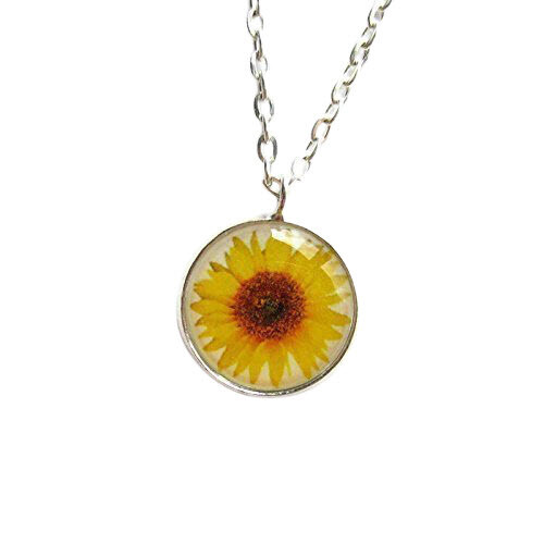 sunflower necklace
