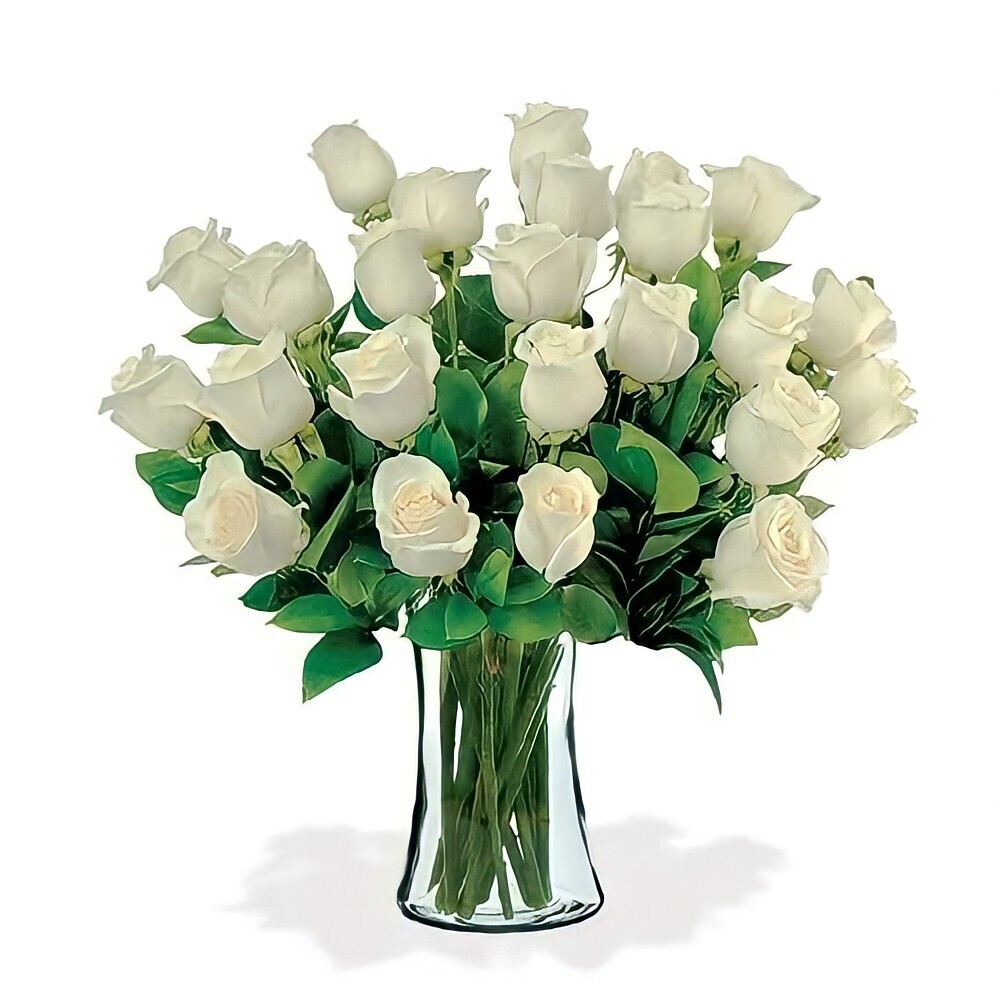 white roses