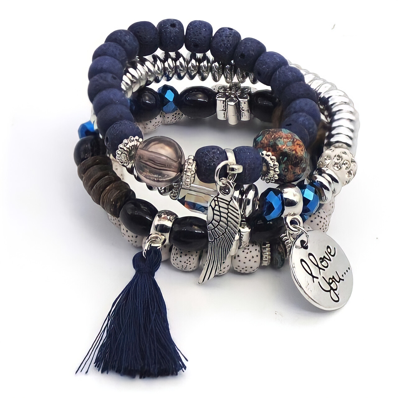 blue stone bracelet bangle