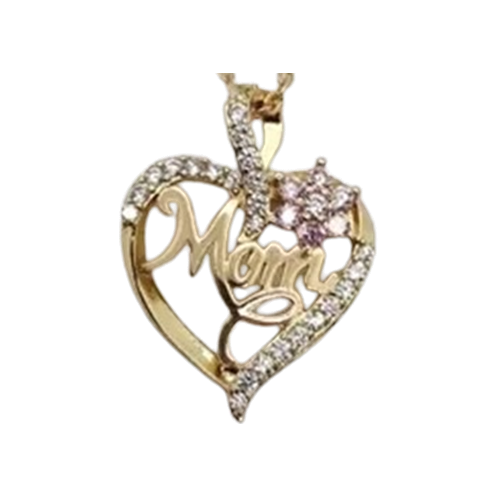 gold heart necklace
