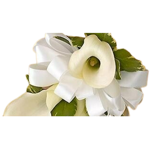 calla lily wristlet