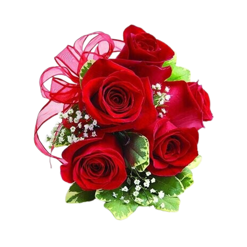 red rose wristlet