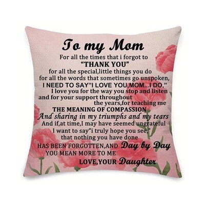 mother's day hug pillow