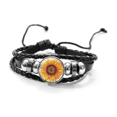 sunflower bracelet
