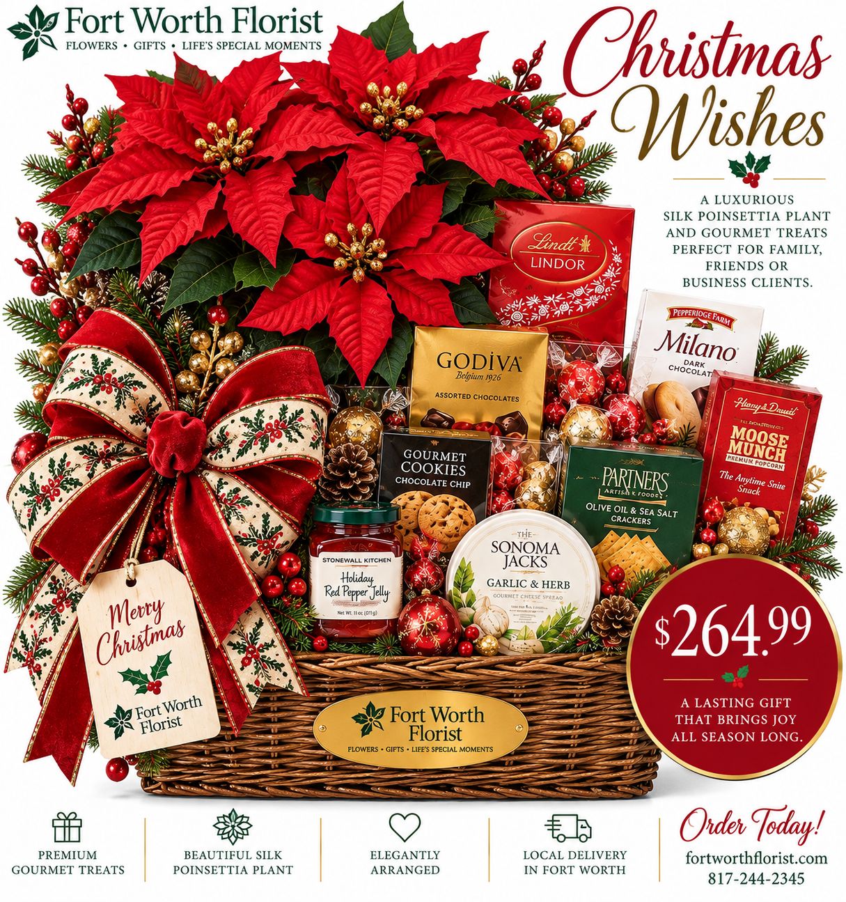 Christmas Wishes – Luxury Holiday Gift Basket