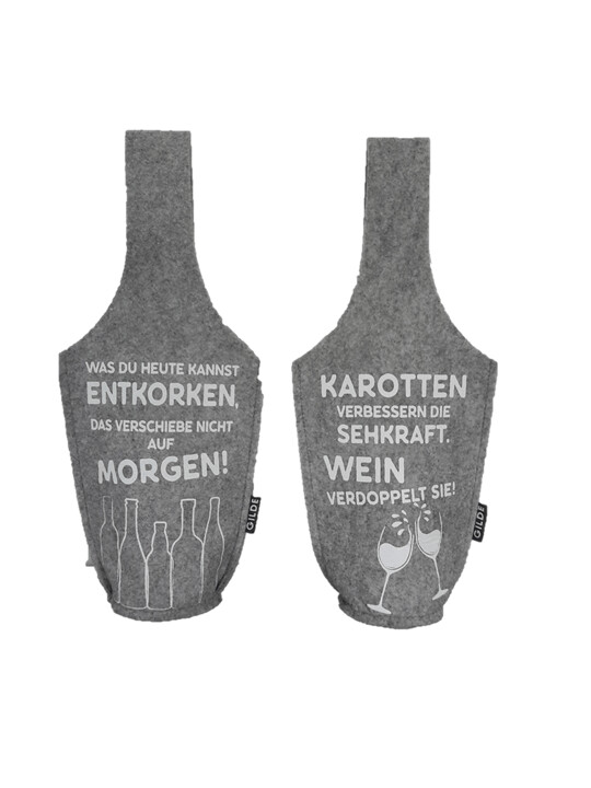 Flaschenhalter hellgrau