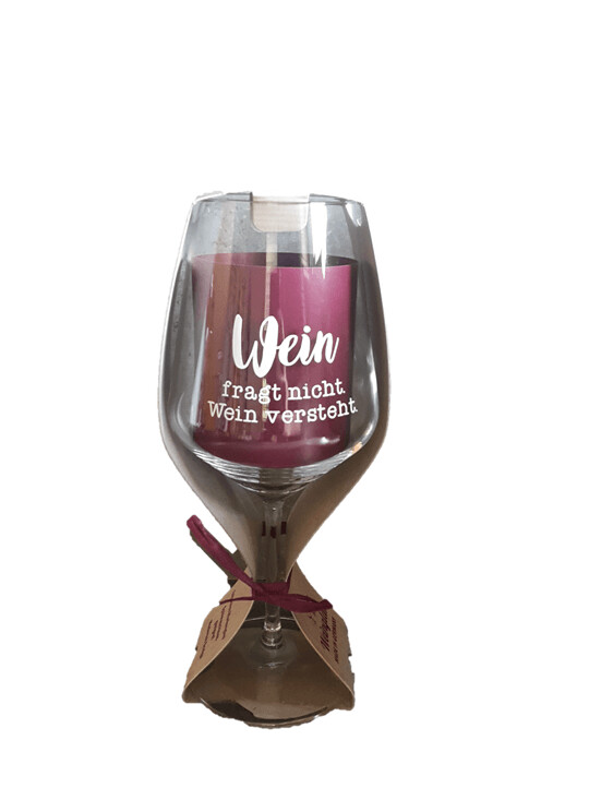 Weinglas Wein fragt nicht