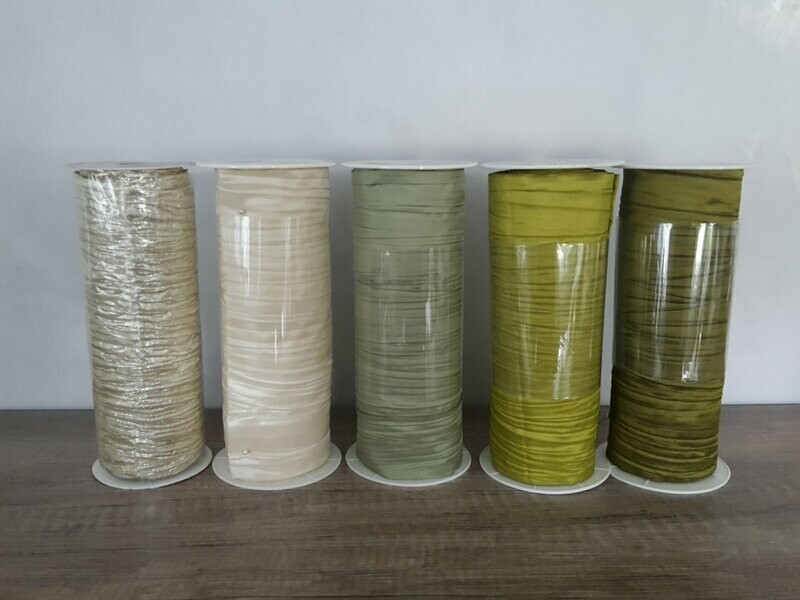 Tischläufer  10 m Creme Grün