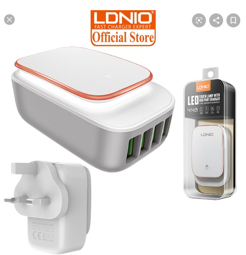 touch lamp with usb port charger