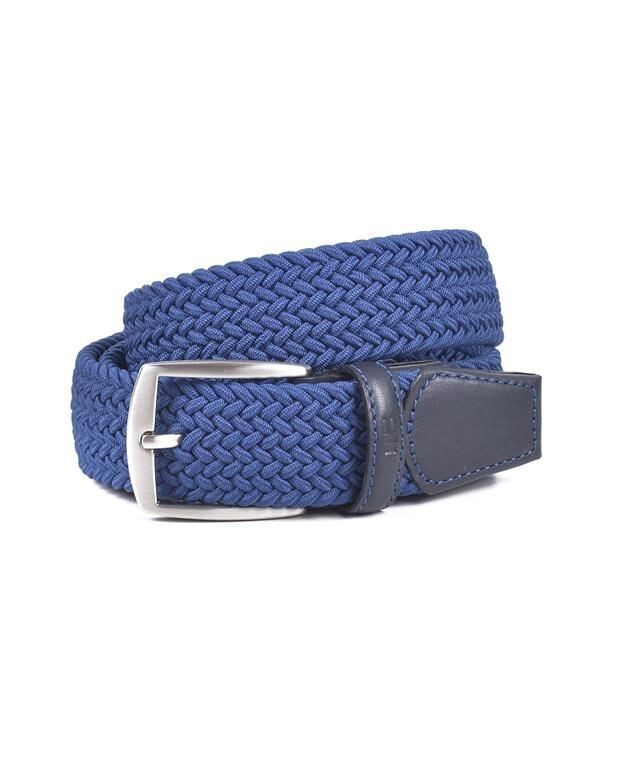 Cinturón Trenzado Azul