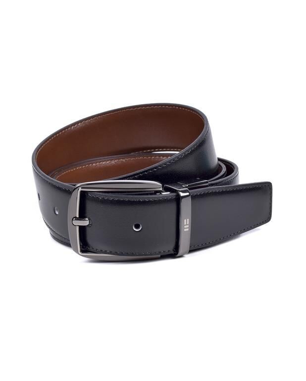 Cinturón de vestir reversible