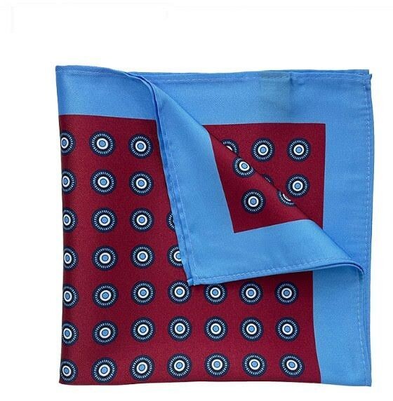 PAÑUELO ESTAMPADO BURDEO