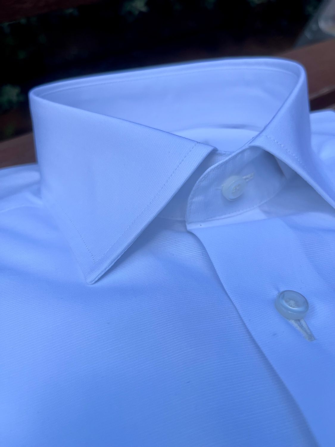 Camisa Algodón Egipcio Blanca