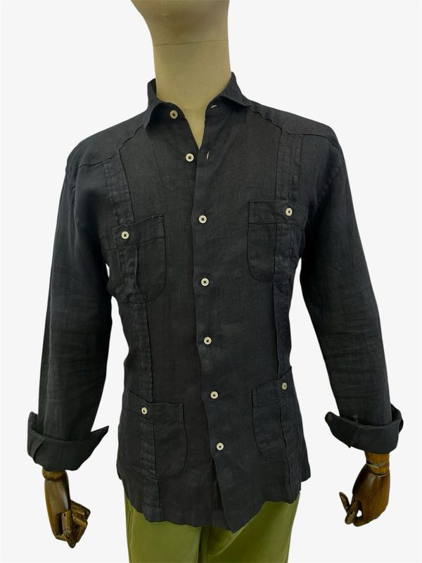 Guayabera Lino Marino
