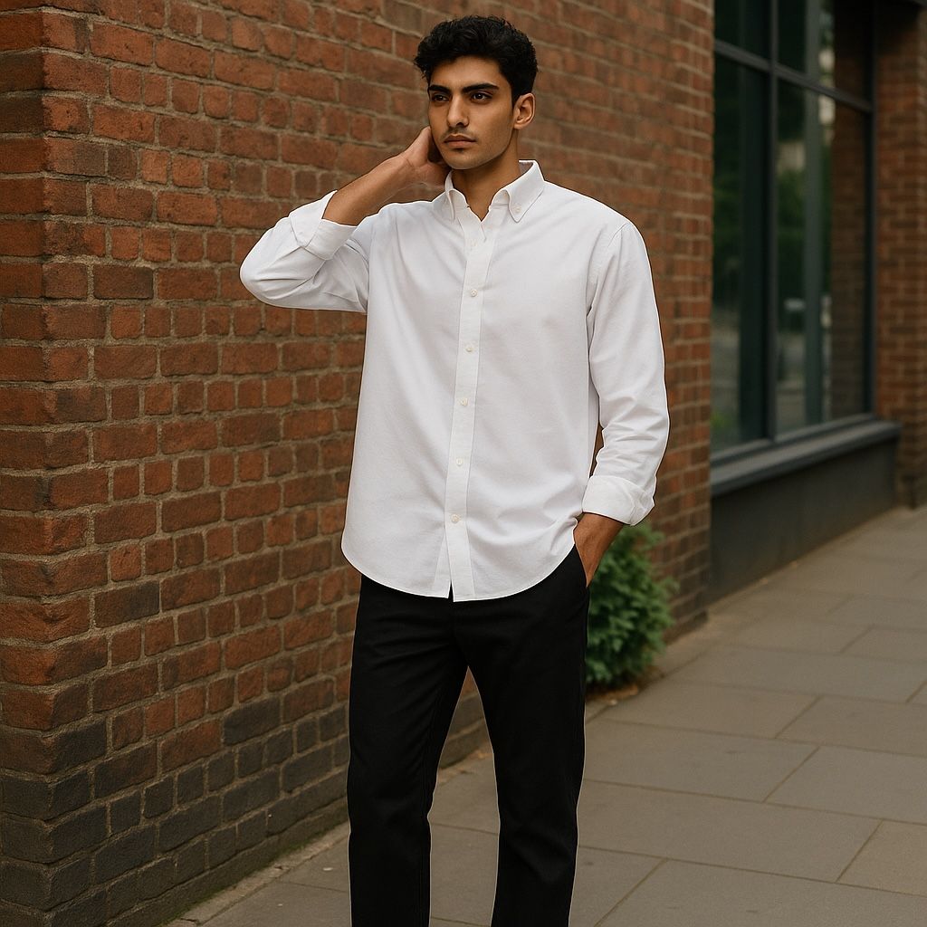 Camisa Blanca Oxford Lisa