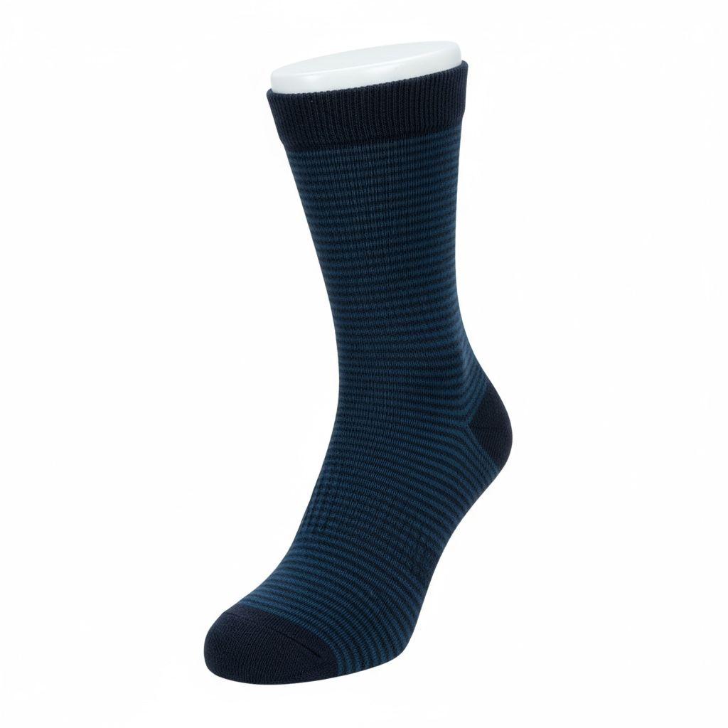 Calcetín Raya Azul