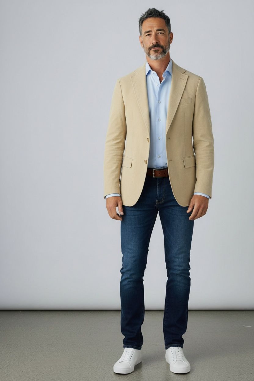 Americana Lino Camel