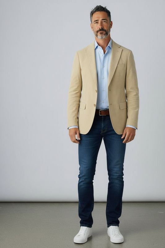 Americana Lino Camel