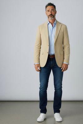 Americana Lino Camel