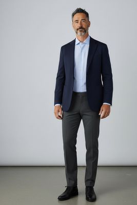 Camisa Fil a Fil Celeste Camisa Fil a Fil Celeste