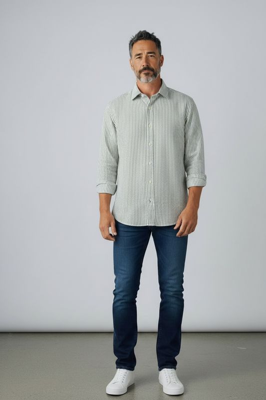 Camisa Lino - Raya Verde