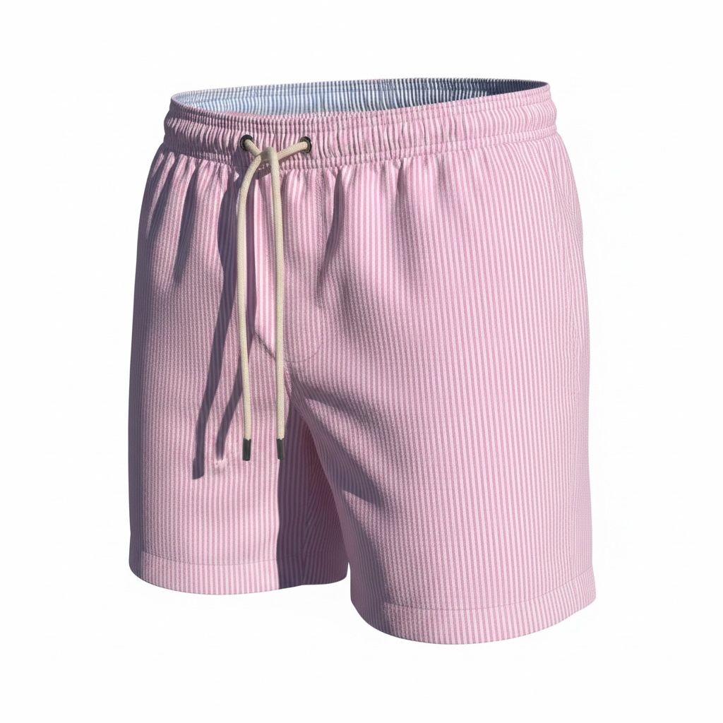 Bañador Raya Rosa