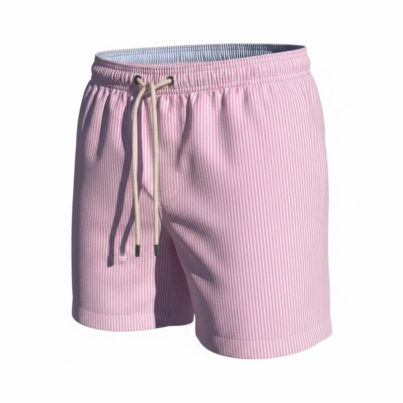 Bañador Raya Rosa