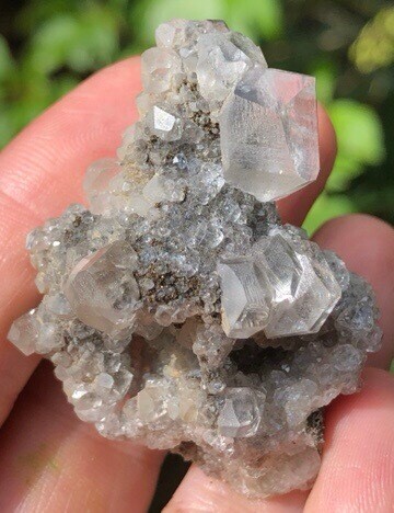 Calcite Cluster With Marcasite