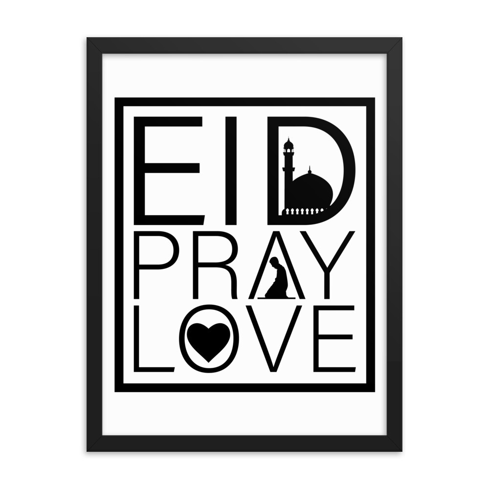 EID PRAY LOVE Poster 