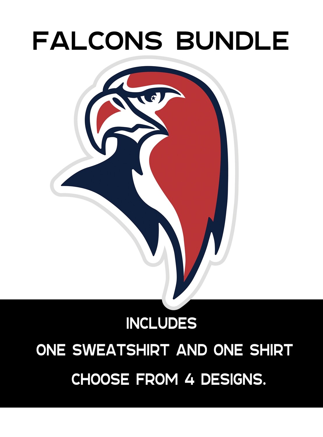 25-26 BUNDLE - FALCONS SHIRT + SWEATSHIRT