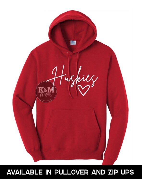 SWEATSHIRT Legacy Huskies Heart