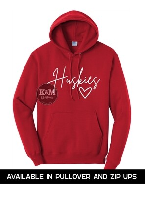 SWEATSHIRT Legacy Huskies Heart