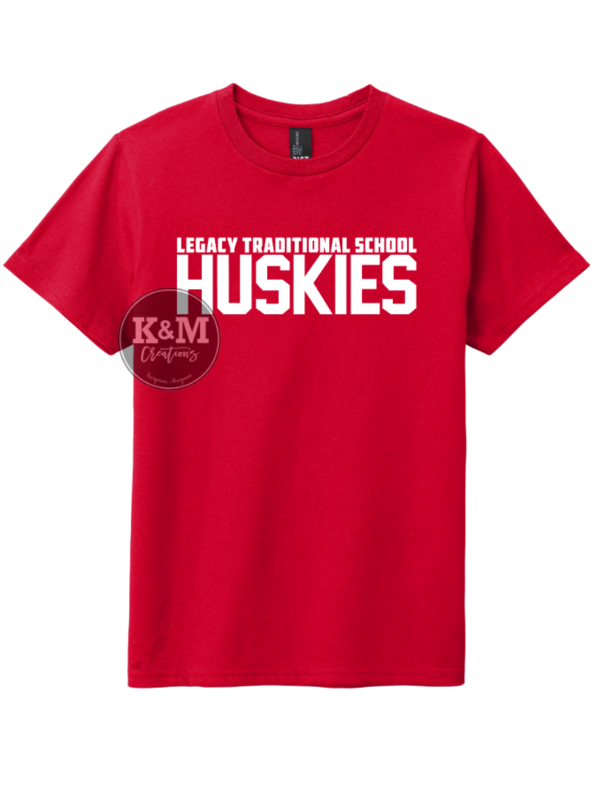 Legacy Huskies Block Print