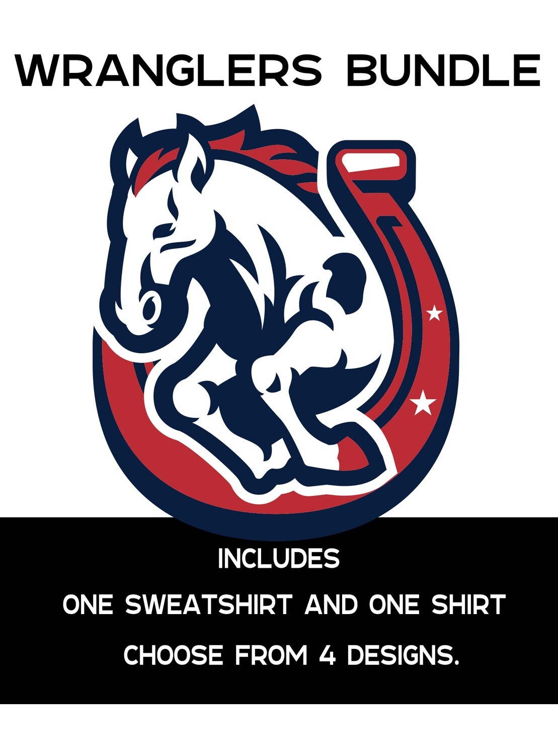 25-26 BUNDLE - WRANGLERS SHIRT + SWEATSHIRT