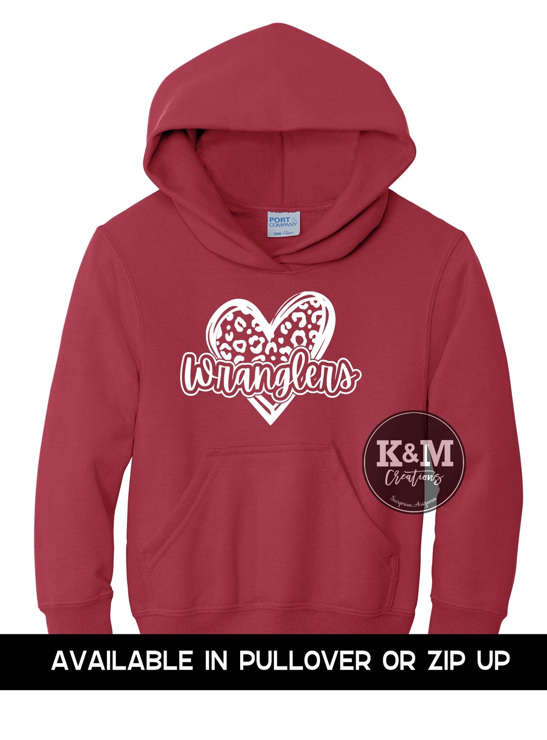 SWEATSHIRT Legacy Wranglers Cheetah Heart