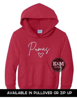 SWEATSHIRT Legacy Pumas Heart