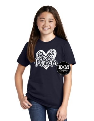 Legacy Pumas Cheetah Heart